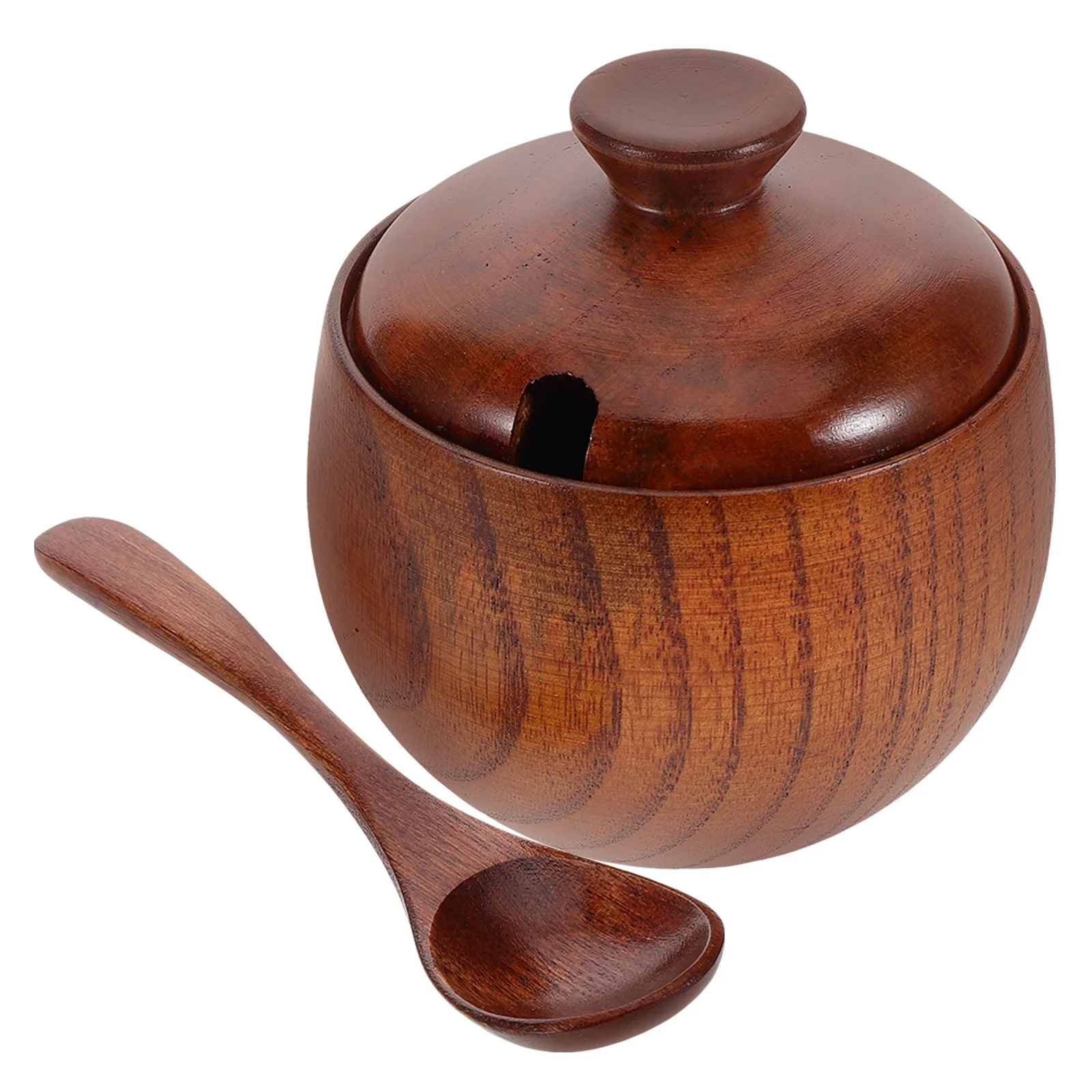 

Wooden Seasoning Salt Pepper Container Spice Kitchen Canisters For Countertop Canister Tea Coffee Sugar Storage Kitchen