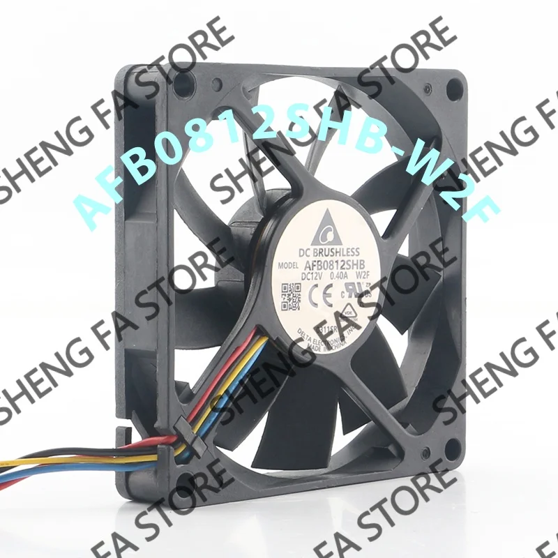 chassis Power Supply 4-wire PWM double ball bearing Delta 5V 24V 48V DC12V 0.40A AC EC 8015 80X80X15MM 8CM AFB0812SHB coolingfan
