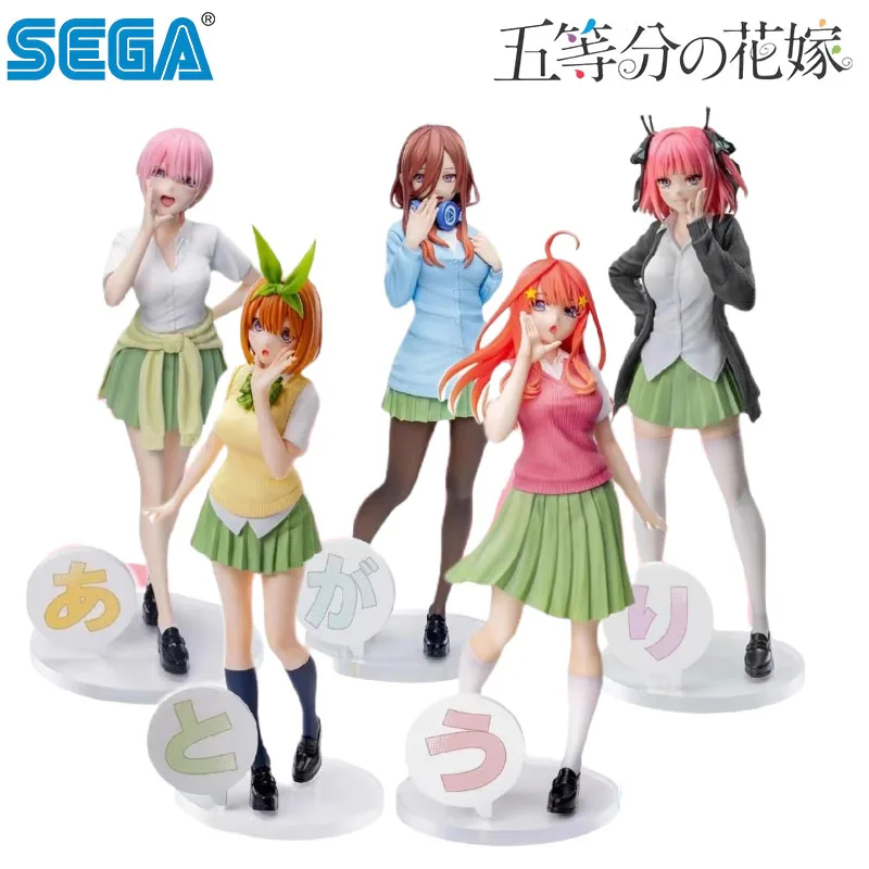 

SEGA Genuine Luminasta The Quintessential Quintuplets Anime Character Nakano Ichika Miku Kids Christmas Gift Action Toys Model