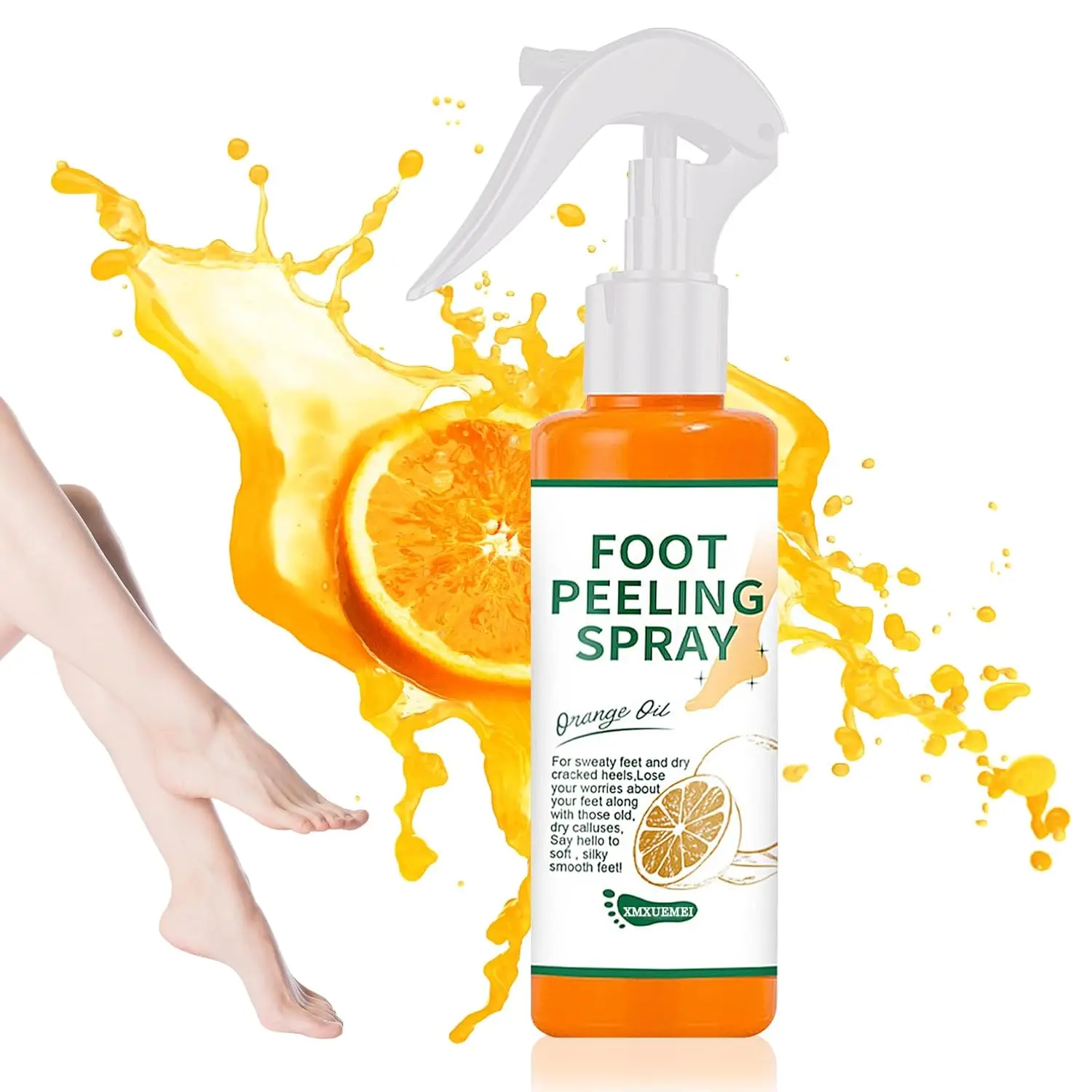 

100ml Foot Peeling Spray Moisturizing Nourishing Foot Exfoliating Peeling Spray Instantly Hydrating Gently Foot Peel Off Spray