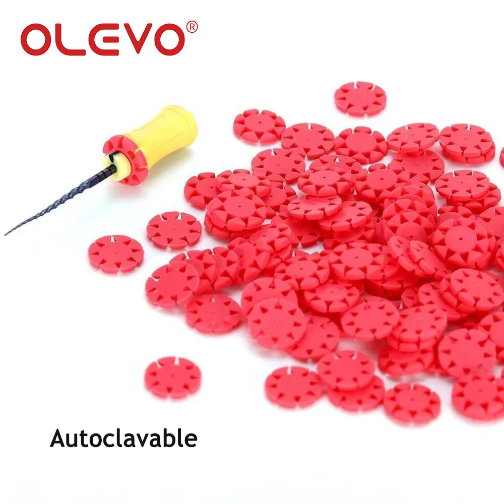 OLEVO 500 Pcs Dental Endo Files Stopper Marking Circle Autoclavable Disinfection Root Canal File Counting Ring Endodontic Tools