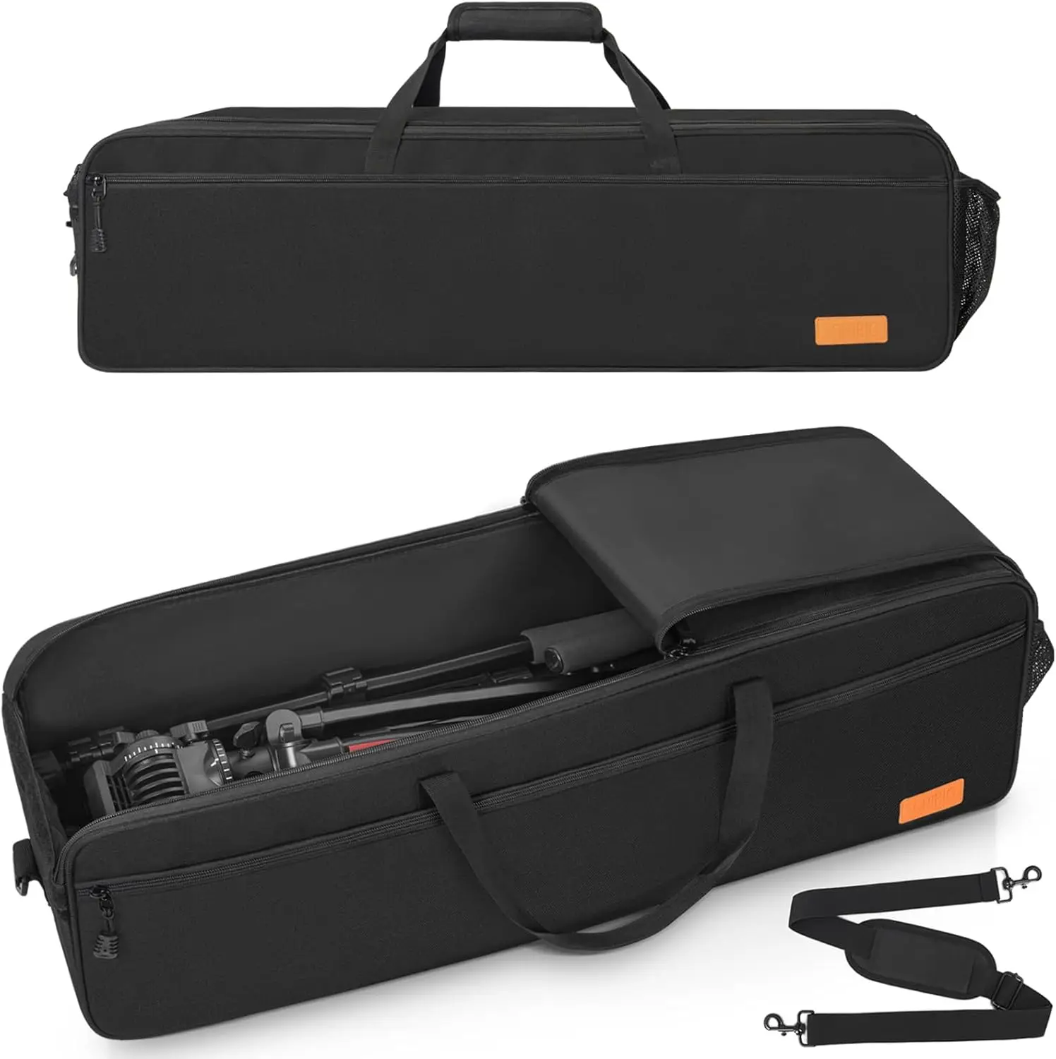 

Сверхмощный чехол для штатива 31,5 дюйма с плечевым ремнем для освещения, камер, микрофонов