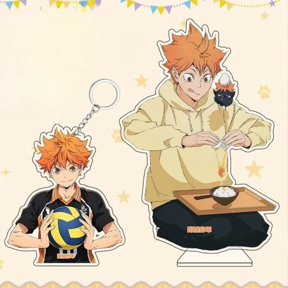 

Hinata Shoyo Acrylic Standing Sign Haikyuu!! Anime Peripherals Cute Originality Modelling Standing Sign Key Chain A Set New Gift