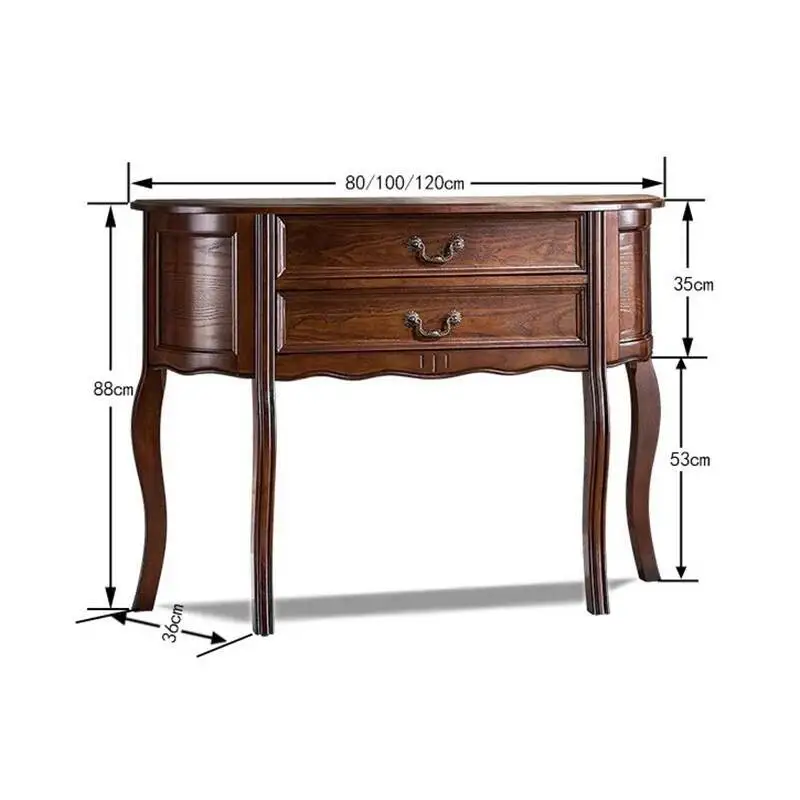 

Console Table Drawer Design Luxury Vintage Classic Beauty Console Table Storage Trendy Woonkamer Tafel Living Room Furniture