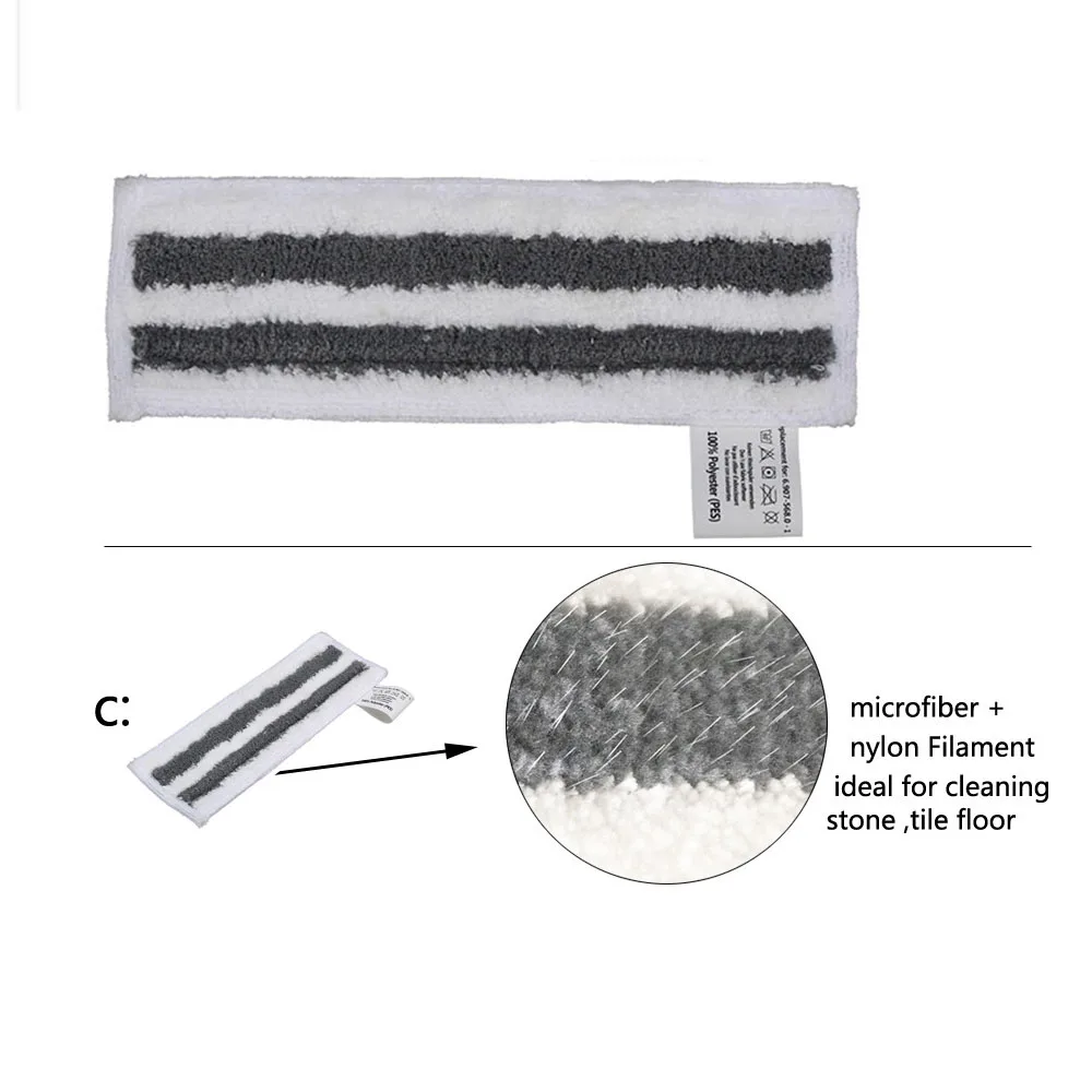 Sostituzione Mop Heads panno per Karcher Easyfix SC2 SC3 SC4 SC5 stracci microfibra Mop Cover Steam Cleaner accessori pezzi di ricambio