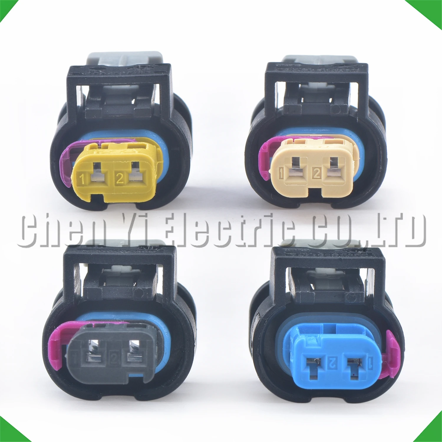 2 Pin Automobile waterproof connector vvt solenoid Ignition coil plug 4F0973702A 4F0973702F 3-1718643-1 11G973702 For VW Audi