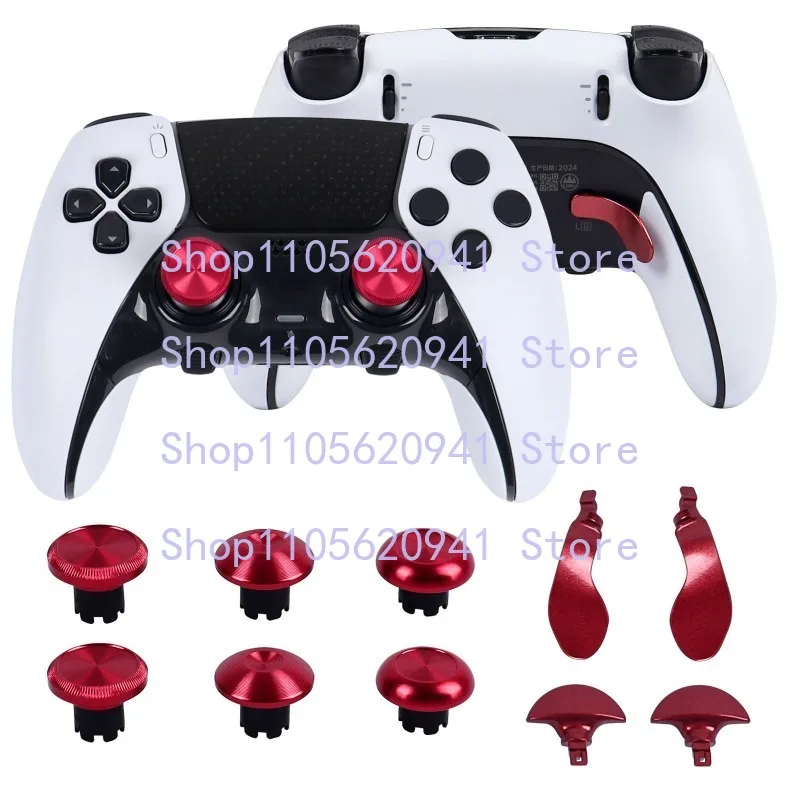 VV（Excluding the handle ） Metal Thumbstick Caps for PS5 Edge Controller with Paddles & Back Buttons