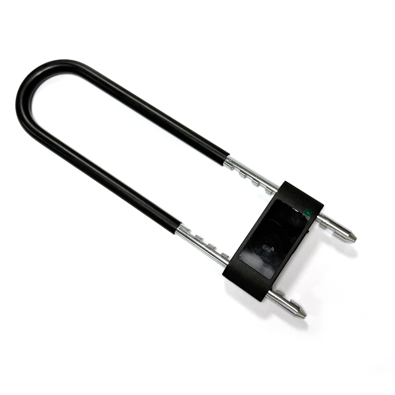 U-shaped fingerprint glass door lock intelligent biometric keyless digital code u-shaped lock