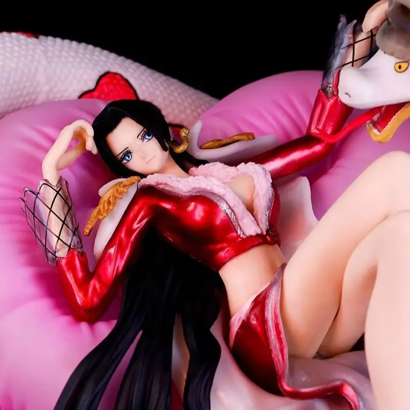 

Цельная кукла Боа Хэнкок, змея принцесса Gk, статуя змеиного узора, модель из ПВХ, модная коллекция аниме, украшение, игрушка