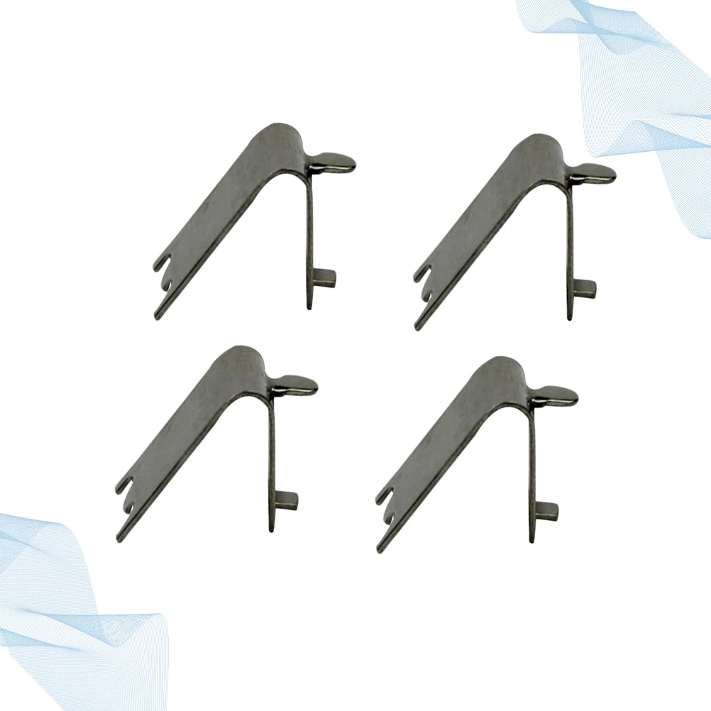 

4 Pc Labels Refrigerator Bracket Buckle Freezer Clamps Button Clips