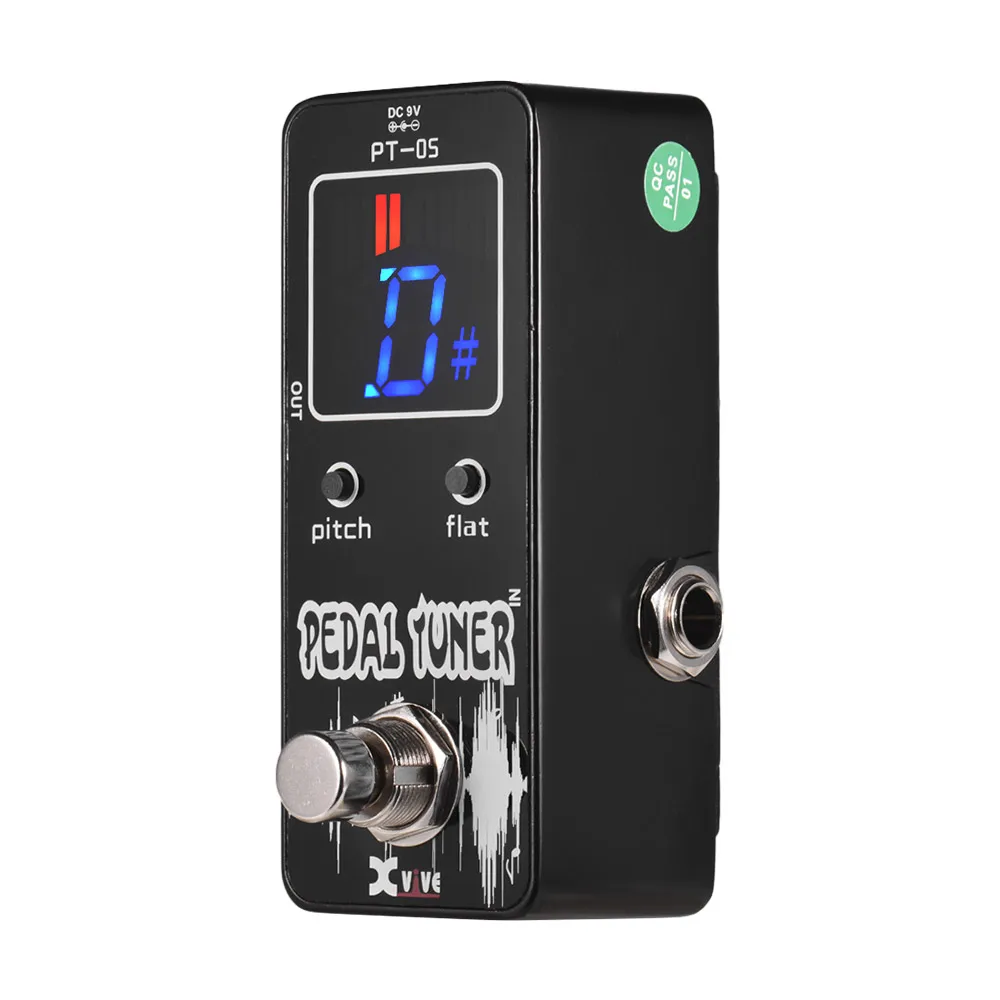 B0-B7 Guitar Tuner Metronome Automatic Chromatic Tuner Pedal for Guitar Bass Violin Ukulele Chromatic Trumpet Metronome Tuner