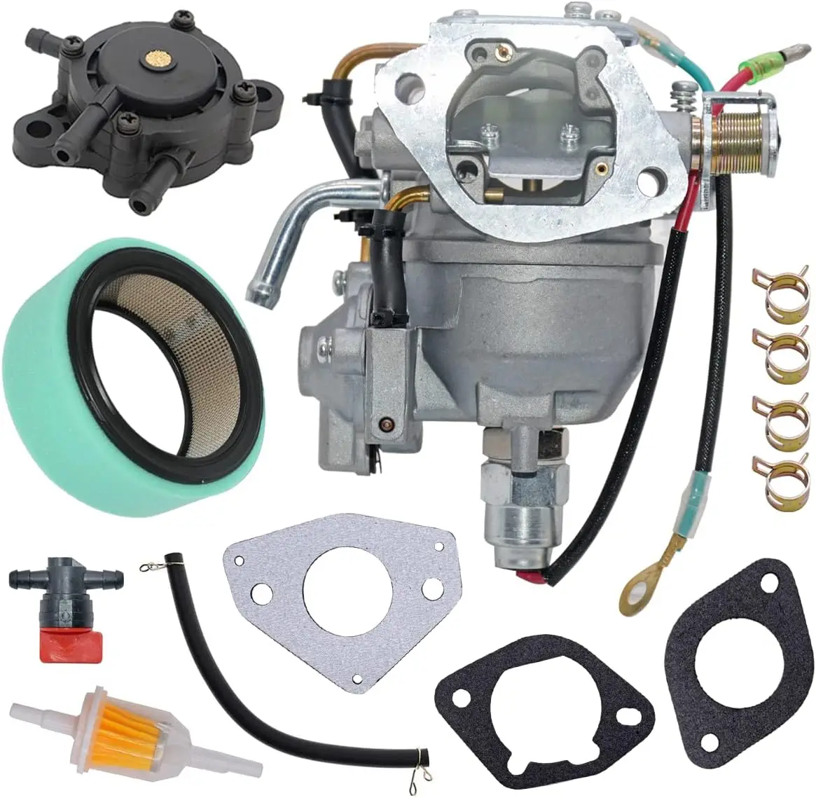 24-853-102-S Карбюратор подходит для двигателей Kohler CV730 CV740, подходит для газонокосилки Cub Cadet GT1554 SLT1554, замена для 24853102-S 24-853-102-S Карбюратор подходит для двигателей Kohler CV730 CV740, подходит для газонокосилки Cub Cadet GT1554 SLT1554, замена для 24853102-S