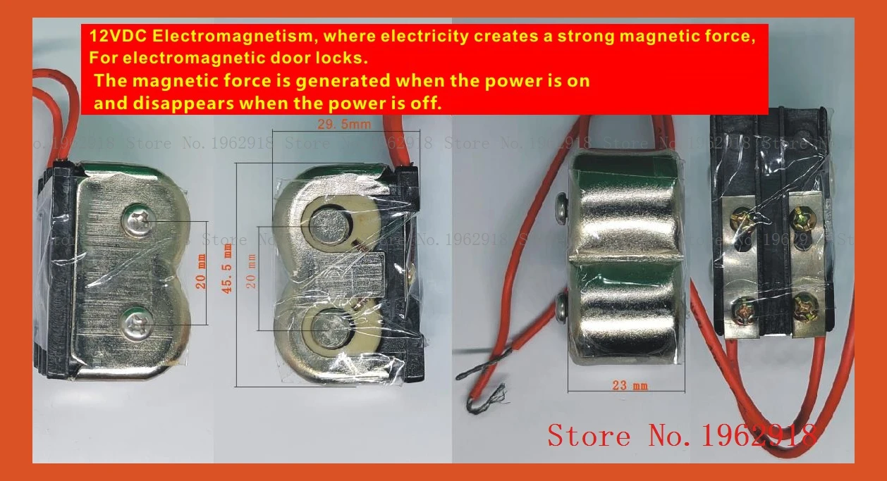 Electromagnetism, where electricity creates a strong magnetic force,For electromagnetic door locks 12VDC