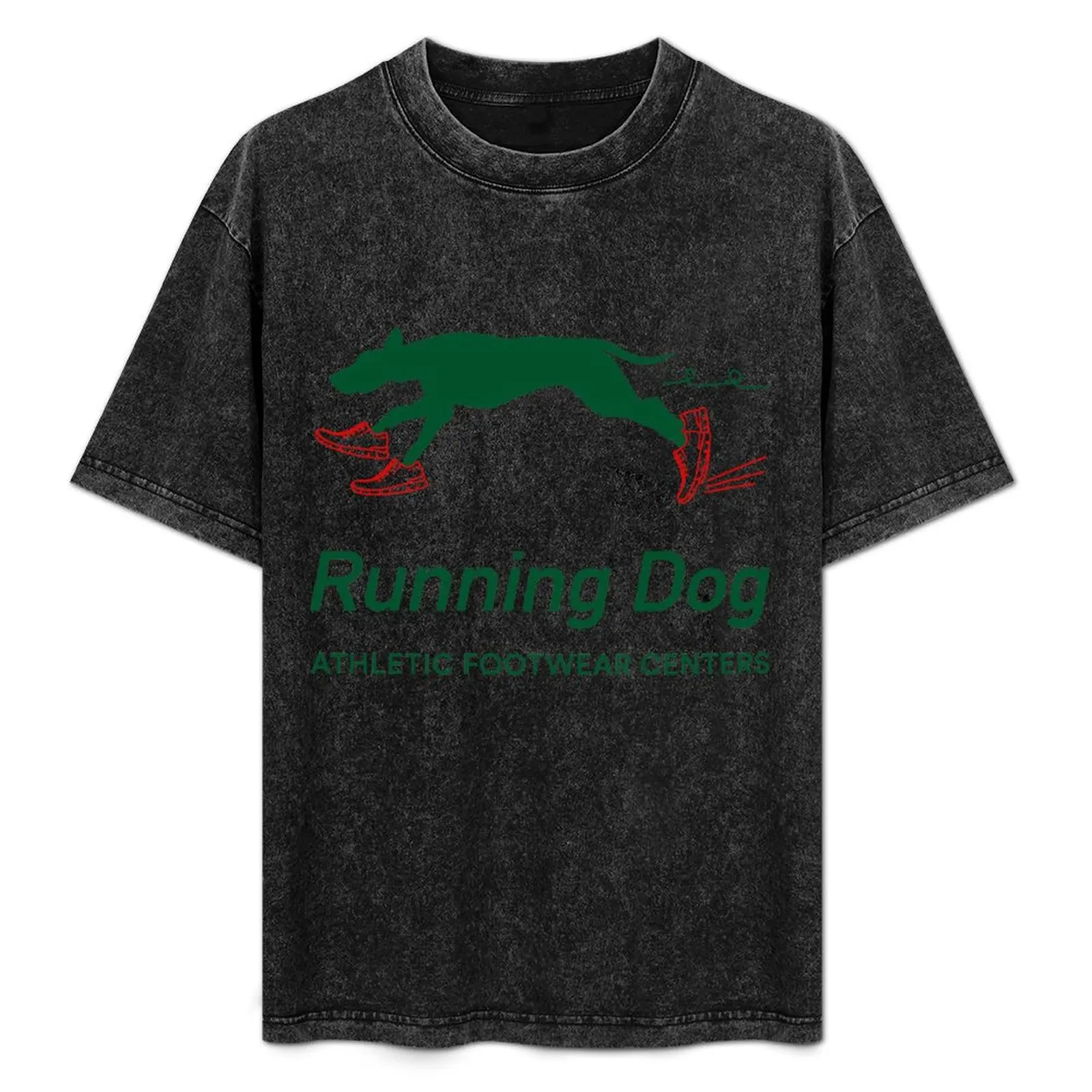 

Running Dog Athletic Footwear Centers  1983 T-Shirt Stylish Graphic Short Sleeve Top