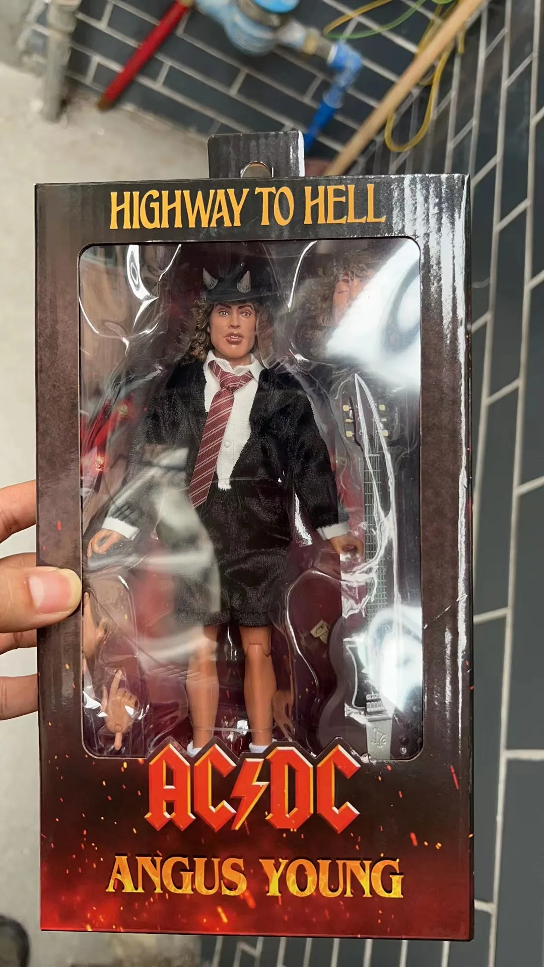 Highway To Hell Angus Young Bon Scott Action Figure Model Toys Collection Joint Movable Christmas Gift Toys For kids