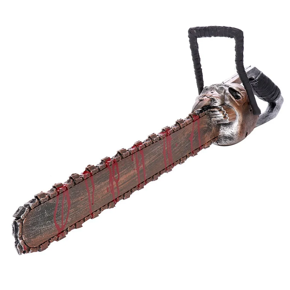 

1:1 Cosplay Scary Saws 76cm Scary Chainsaws Halloween Prop Surprise Scary Saws Movie Cosplay Role Play Safety PU Model Carnival