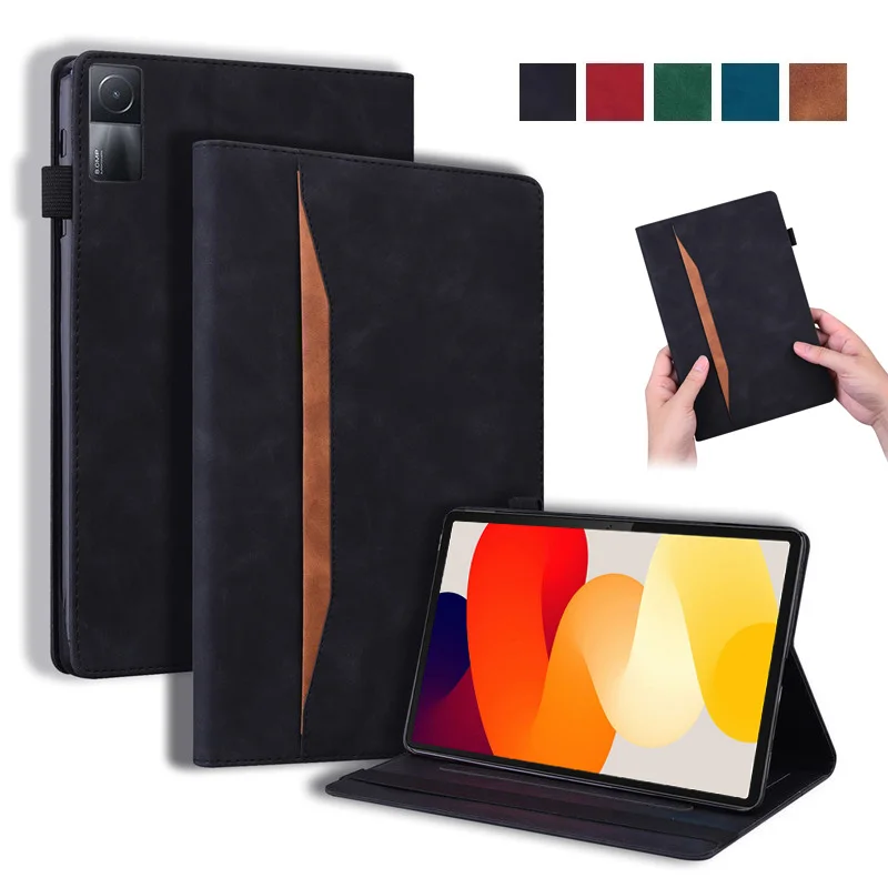 

For Redmi Pad SE Case 11" Business Flip Stand Wallet Tablet Cover For Funda Xiaomi Redmi Pad Se 2023 11 inch Case Coque