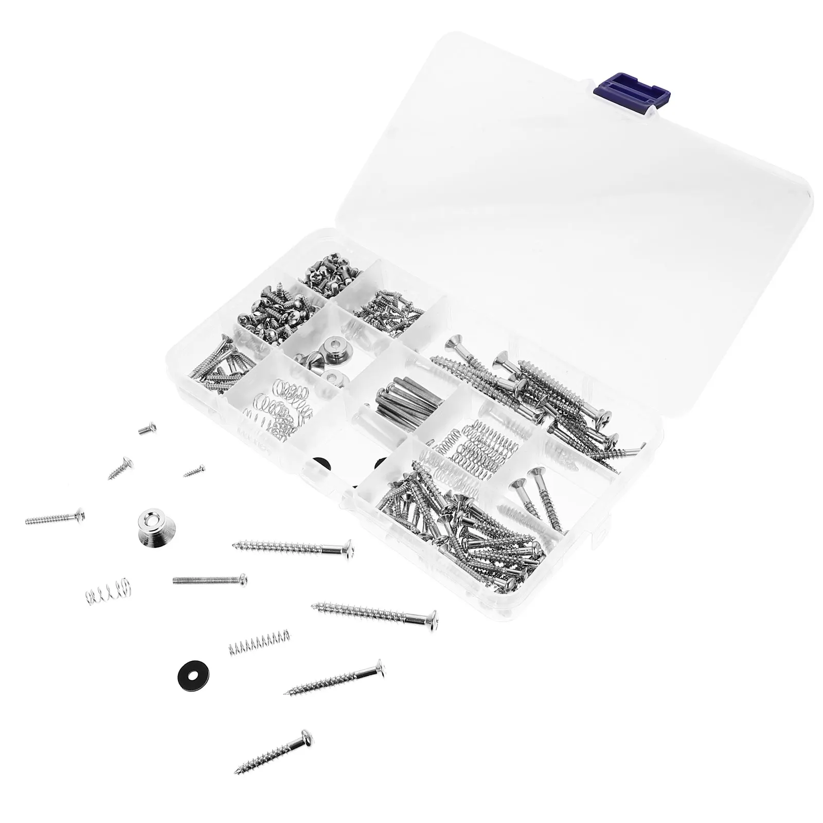

1 set Guitar Repair Screw Set Golden Electric Guitar Parts Kit Springs Strap Buttons Luthier Tools Pickup Bridge Mounting