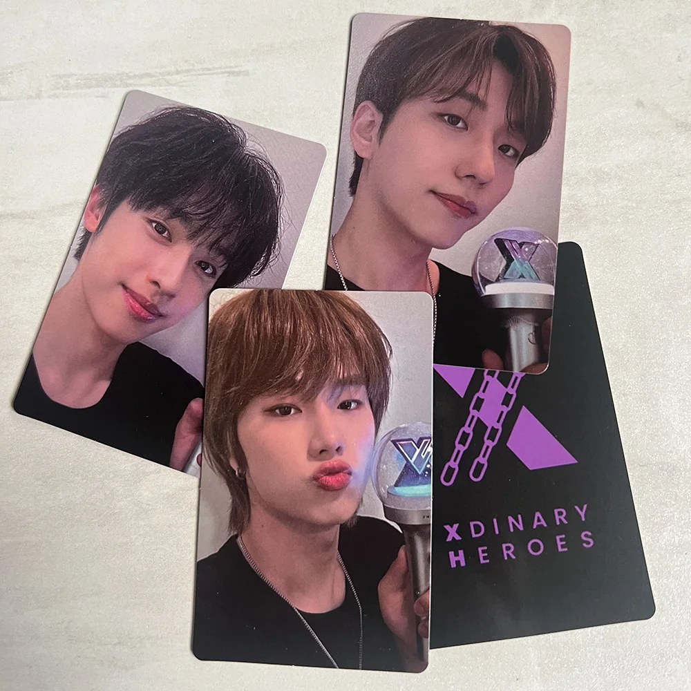 6 ピース/セット Kpop Xdinary ヒーローズホールドライトスティックフォトカードデッドロックアルバム Selfie カード Gaon Jooyeon Gun-il ポストカードファンギフト