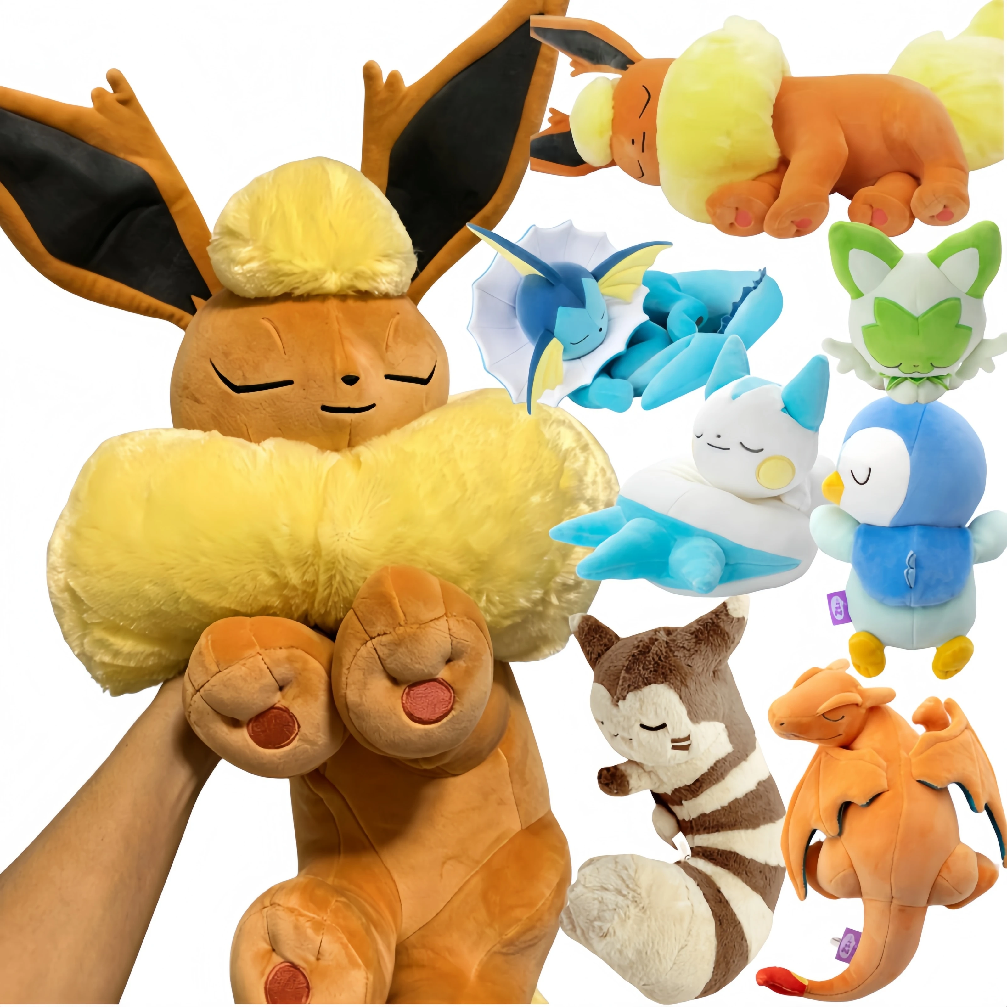 pokemon-furret-plush-toy-u-shanpe-neck-pillow-pikachu-sleeping-eevee-flareon-vaporeon-plush-charizard-sprigatito-stuffed-doll
