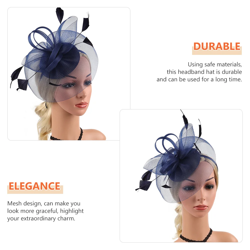 Barrette Hat Banquet Gauze Romantic Headband Wedding Fascinator Camouflage Hair Accessories Silk Cloth Bride