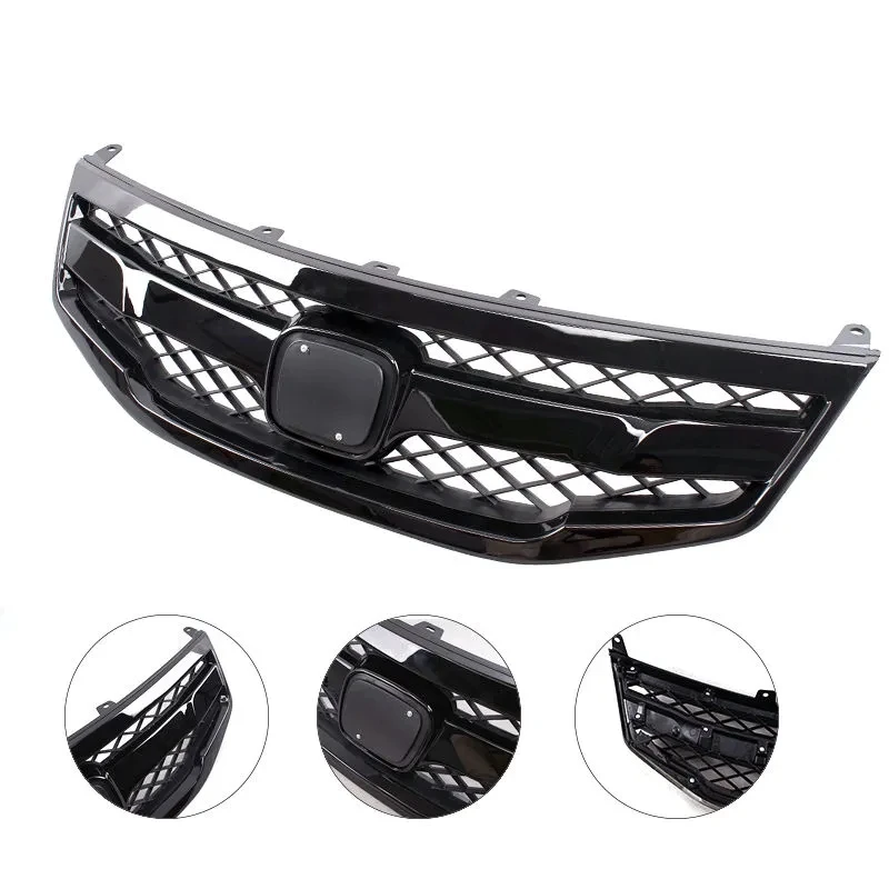 Car Mesh Grill Front Bumper Grille For Honda Accord 8th generation 2011-2012