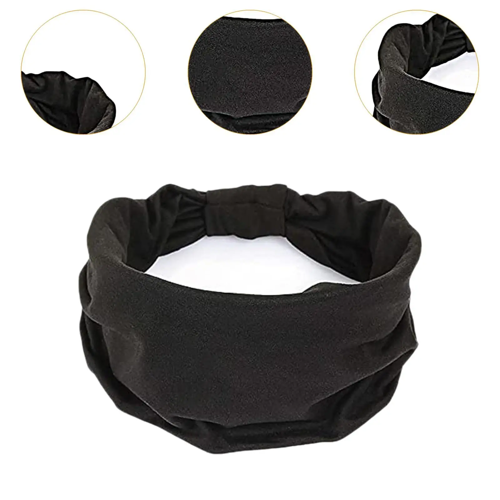 Breites Stirnband, weiches, feuchtigkeitsableitendes Haarband für Damen und Mädchen, Yoga, Alltag