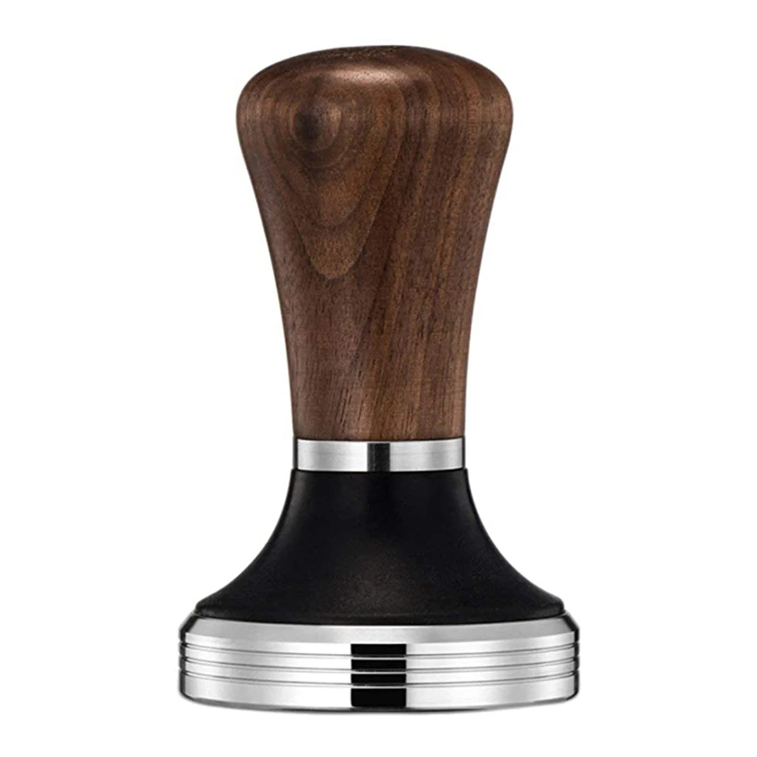 

51mm Coffee Tamper Powder Hammer Pressing Walnut Handle Coffee Distributor for Coffee and Espresso Hammer Tampers