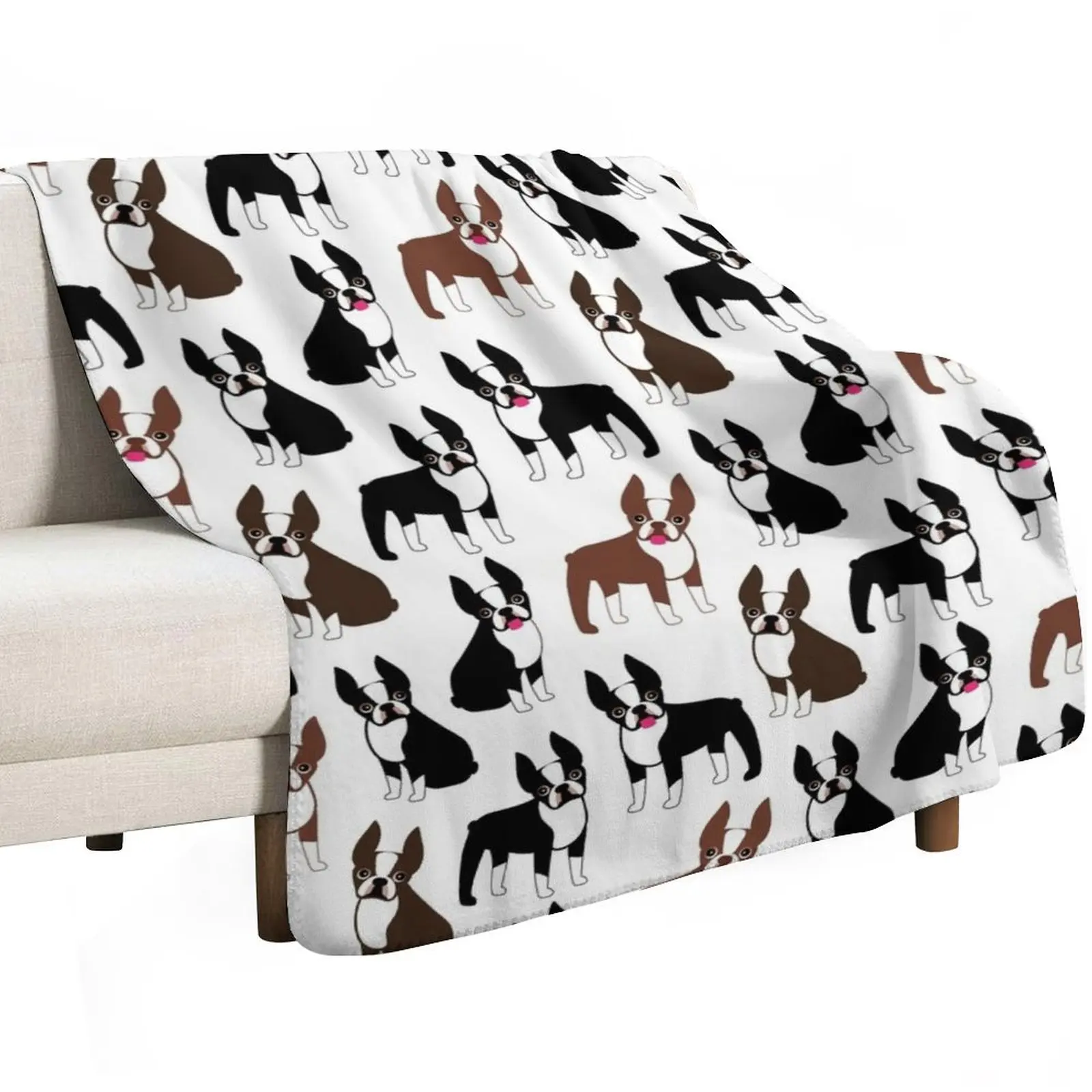Boston Terriers Throw Blanket Winter beds sofa bed Sleeping Bag Tourist Extra Large Throw Giant Sofa Blankets