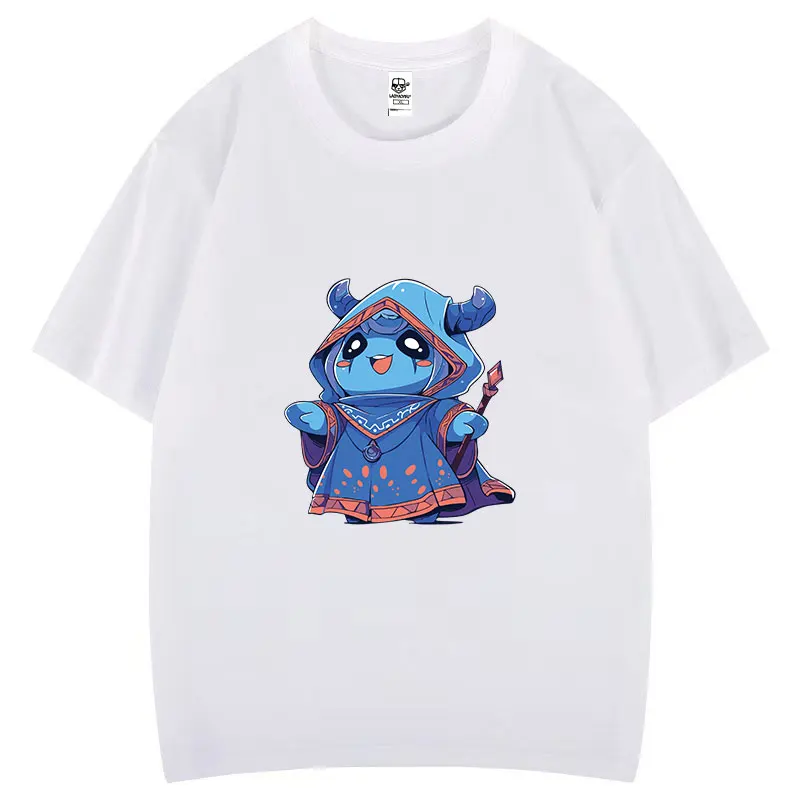 แบบไดนามิก Pose เกมการ์ตูนกราฟิกผ้าฝ้าย T เสื้อสาวอารมณ์ขันเสื้อยืด Trend Tops Ropa Mujer Street แฟชั่น Cool Novelty