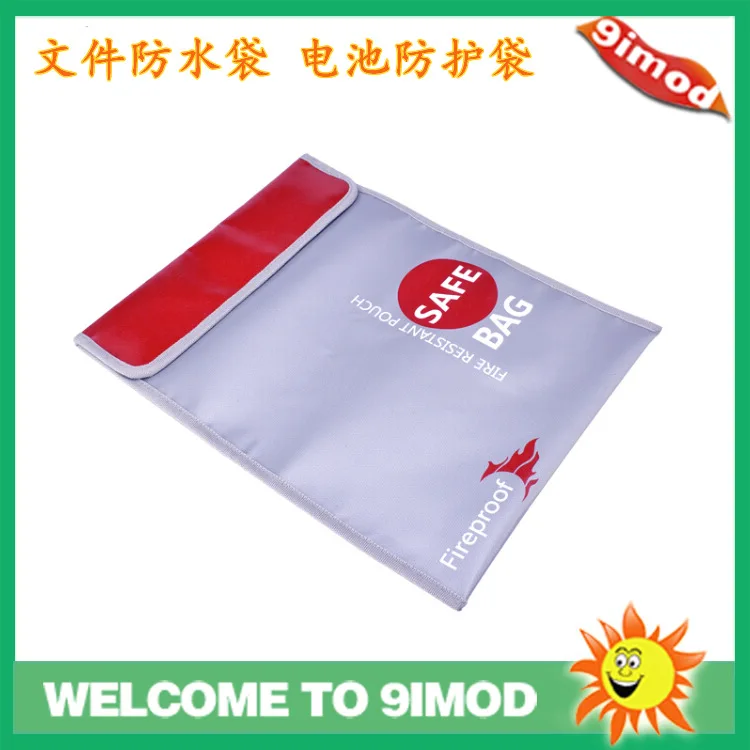 Multifunctional, document waterproof bag, lithium battery explosion-proof bag, safety bag 280 * 370mm