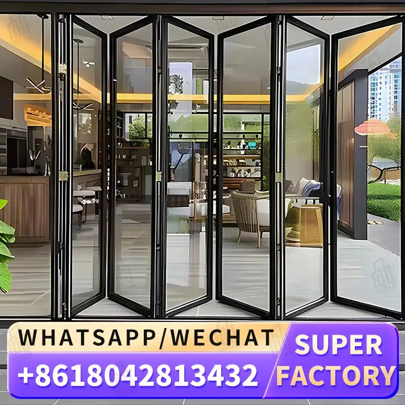 

Customizable EuropeanStyle Space Saving Foldable Windows for Office Use Factory Made Windows Foldable door
