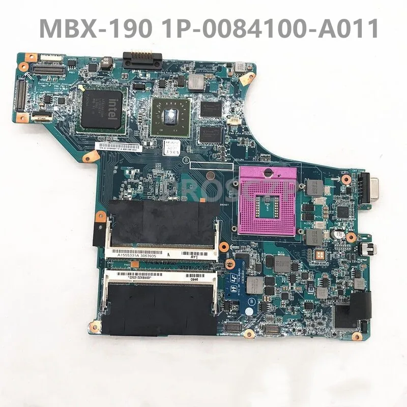 

Mainboard 1P-0084100-A011 For Sony Vaio VGN-SR VGN-SR19VN PCG-5N1M M750 MBX-190 Laptop Motherboard A1555331A PM45 100% Tested OK