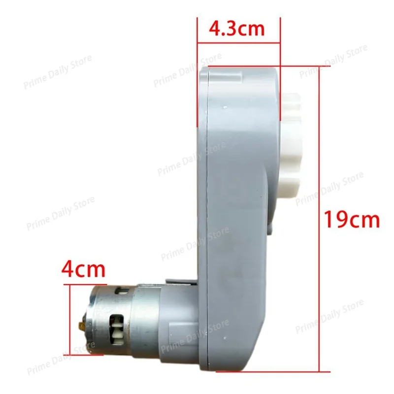 W5‑30 24V High Power RS775 DC Gear Reduction Motor Gearbox, Replacement Spare Parts for Kids Electric Ride‑on Toy Car