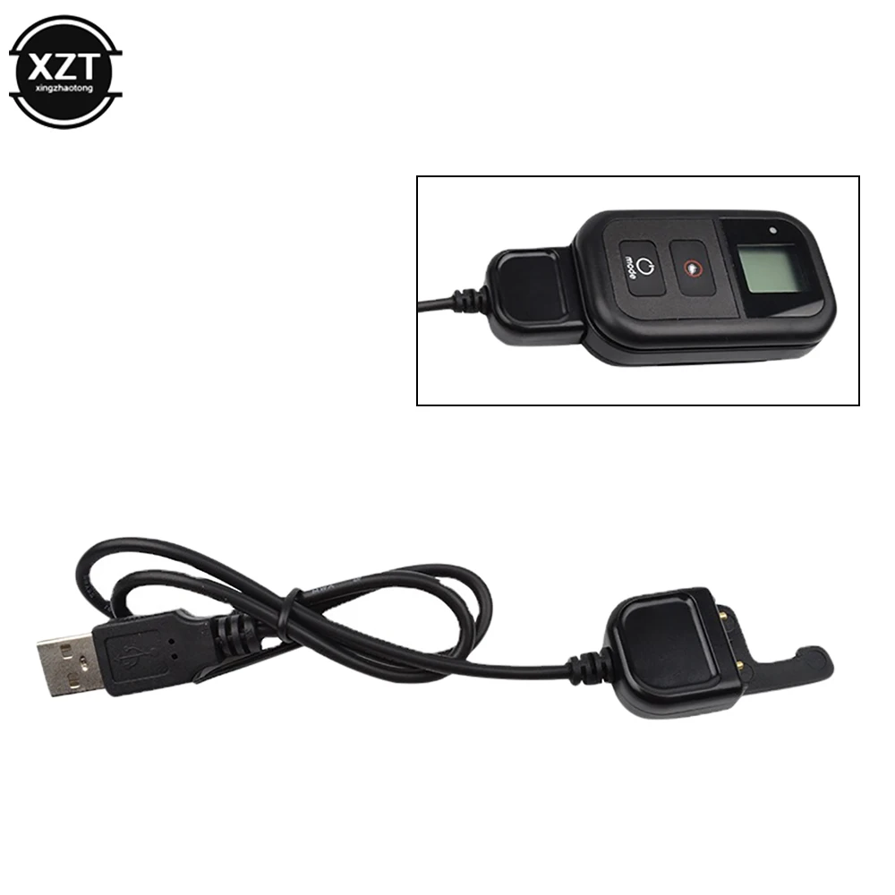 

1M USB Charger Cable for GoPro Hero 7 6 5 4 3 WIFI Remote Control for Go Pro Wi-Fi Remoter Charging Action Camera Accessory
