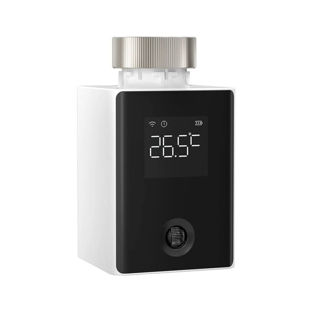 For Tuya Smart Radiator Thermostat For Zigbee for enabled Programmable Heating Valve with Six Adapters for M30 Valves
