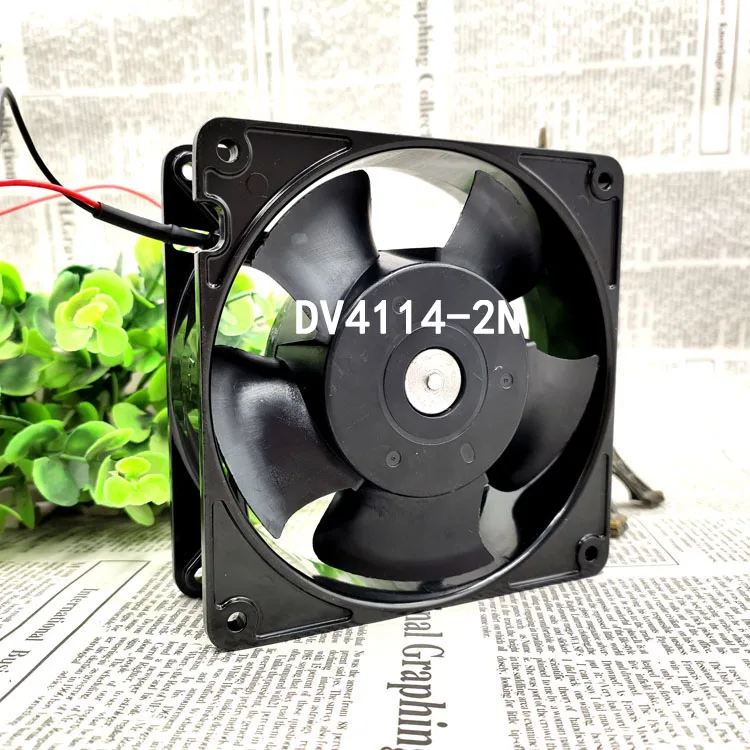 High Air Volume Cooling Fan 24V DV4114/2N Frequency Converter Cooling Fan 120X120X38MM Heat Resistant Radiator Fan