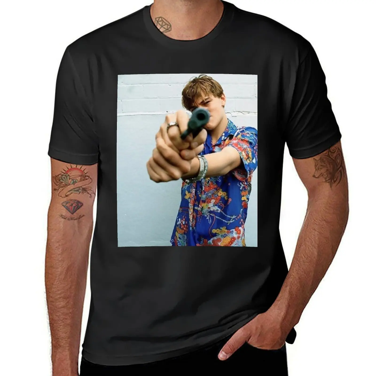 Romeo and Juliet 1996 Leonardo Dicaprio T-Shirt graphics tops funny t shirts for men