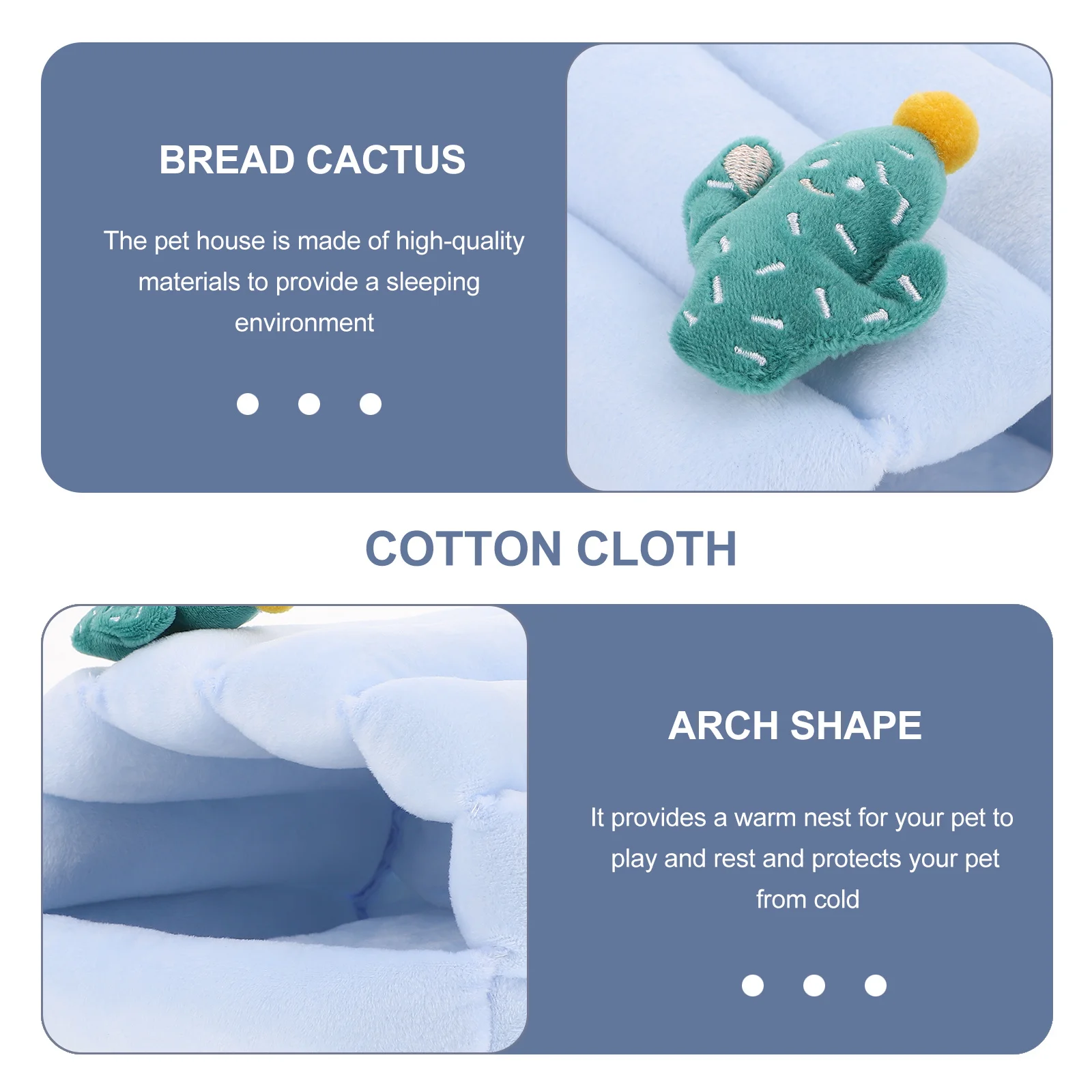 

Winter Hamster Cotton Nest Warm Small Pet Bed for Guinea Pig Squirrel Mice Comfortable Sleeping Environment