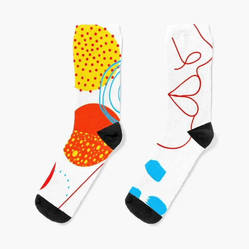 Modern Art Composition Socks gift sports stockings Ladies Socks Men's