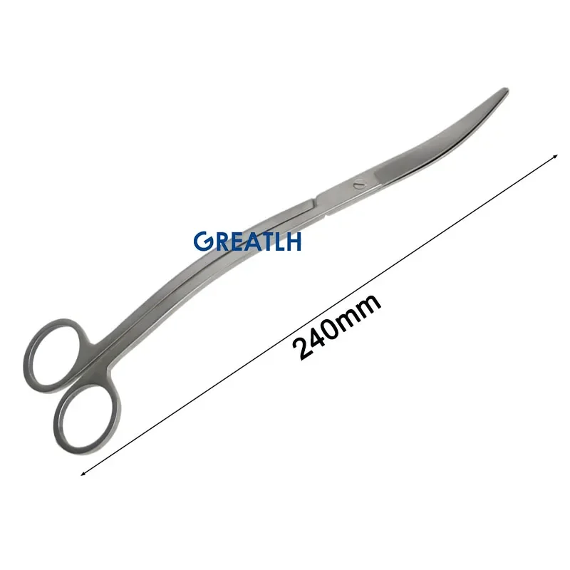 GREATLH Stainless Steel Nasal Tissue Scissors for Cutting Autoclavable Tissue Removal Septa Scissors Rhinoplastic Instrument