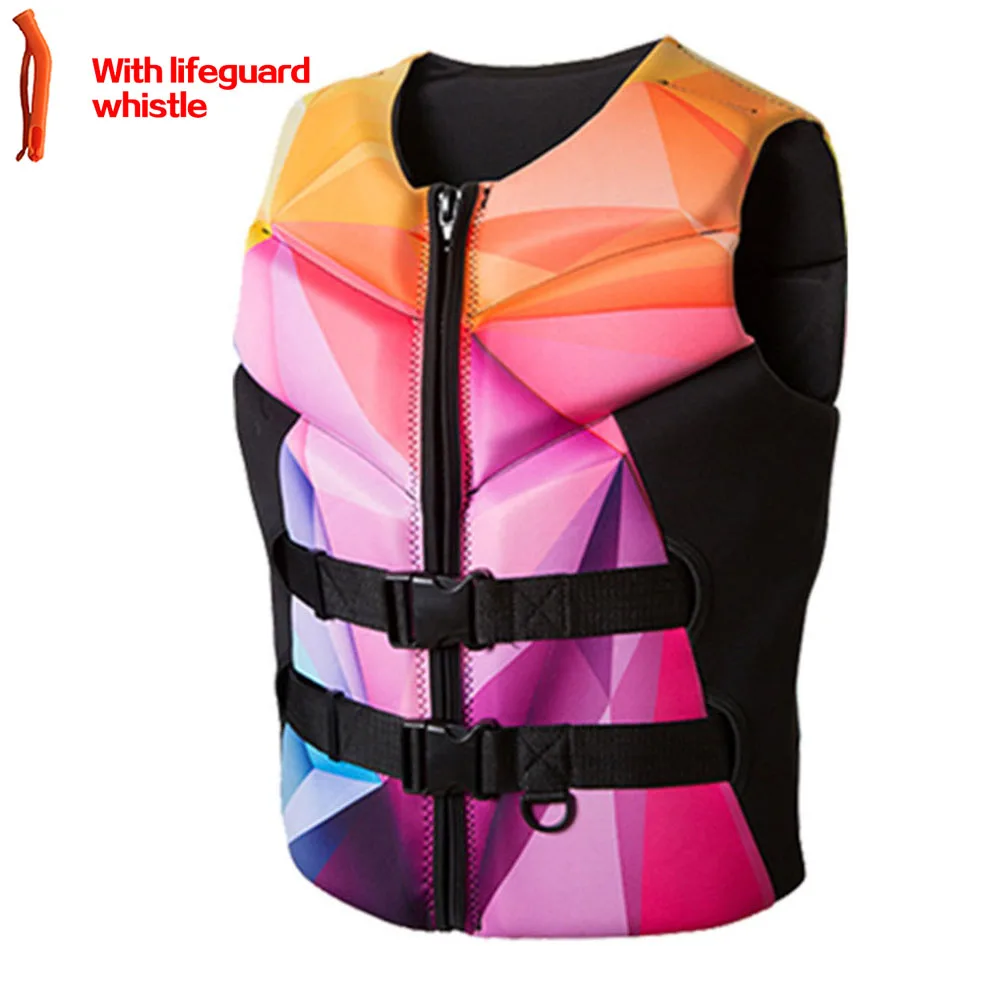 Adults Life Vest Surf Vest Kayak Wakeboard Motorboats Raft Rescue Boat Fishing Water Sports Swimming Drifting Rescue Life Jacket