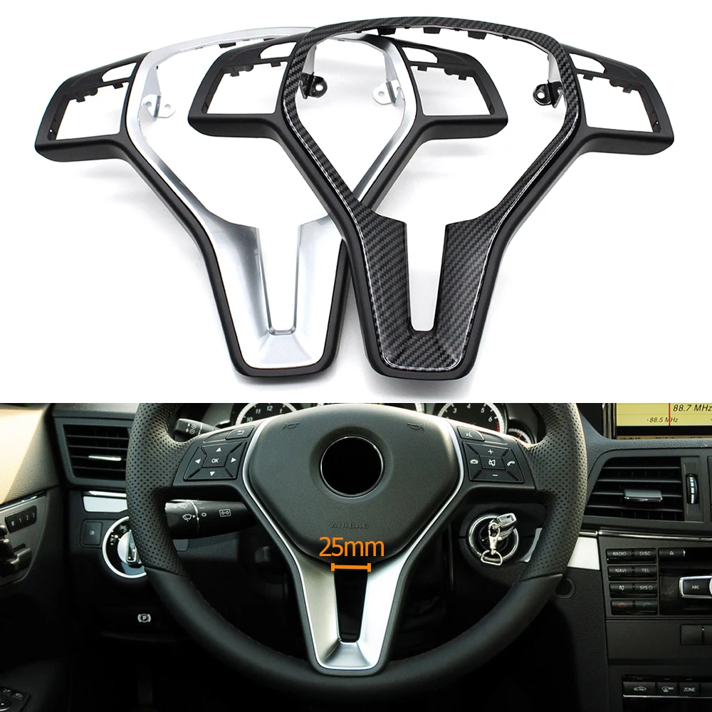 Interior Car Steering Wheel Cover Panel Trim For Mercedes Benz A B C E Class W176 W246 W204 X204 W212 W207 W156 W117 A0994640113