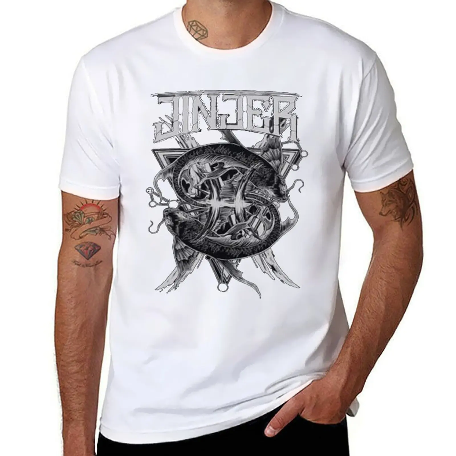 

the best cool jinjer T-Shirt g man t shirts for men t shirts cotton 100% T-Shirt