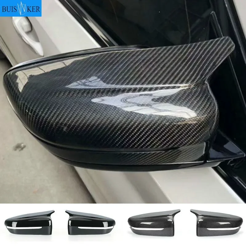 For BMW 3 4 5 7 8-Series G20 G21 G28 G11 G12 G14 G15 G16 G30 G31 G38 G22 Carbon Fiber Exterior Side Rearview Mirror Cover Trim