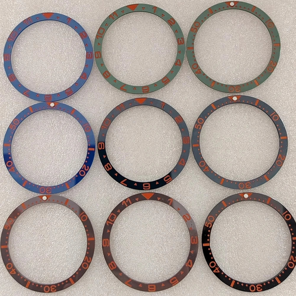 

Flat Ceramic Bezel for SUB Watch Case Ceramic Ring Outer Diameter 38mm Inner Diameter 31.5mm Watch Bezel Insert Ring Accessories