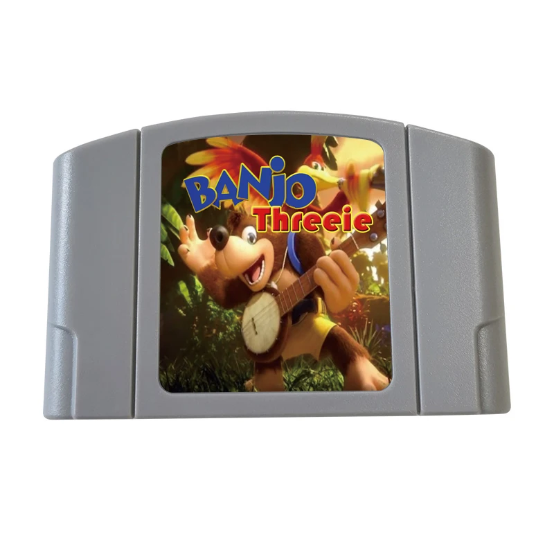 link 9 Banjo Threeie  64 Game Cartridge - USA NTSC / EUR PAL Version, Custom ROM Cartridge for 64 Console