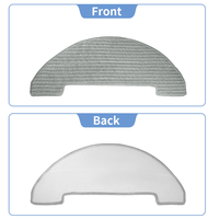 12 PCS Mop Cloth Gray Microfiber For Vactidy Nimble T7 T8 Robot Vacuum Cleaner Washable Mop Pad Accessories-B51B