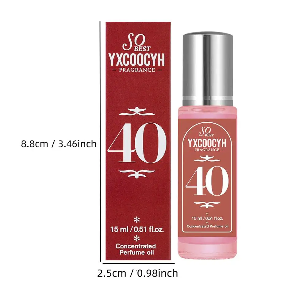 Brume corporelle de parfum en boule de 15ml avec huiles essentielles, Spray de parfum longue durée pour cheveux et peau, parfum corporel pour femmes