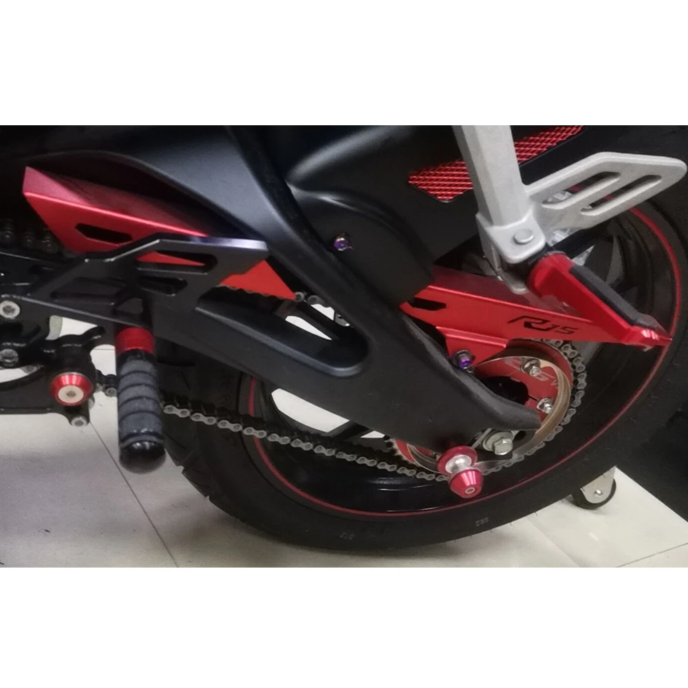 Motorbike Accessories Aluminum YZF R15 V3 Sprocket Cover Chain Guard Protector For Yamaha YZF-R15 YZFR15 V3 2017 2018 2019 2020